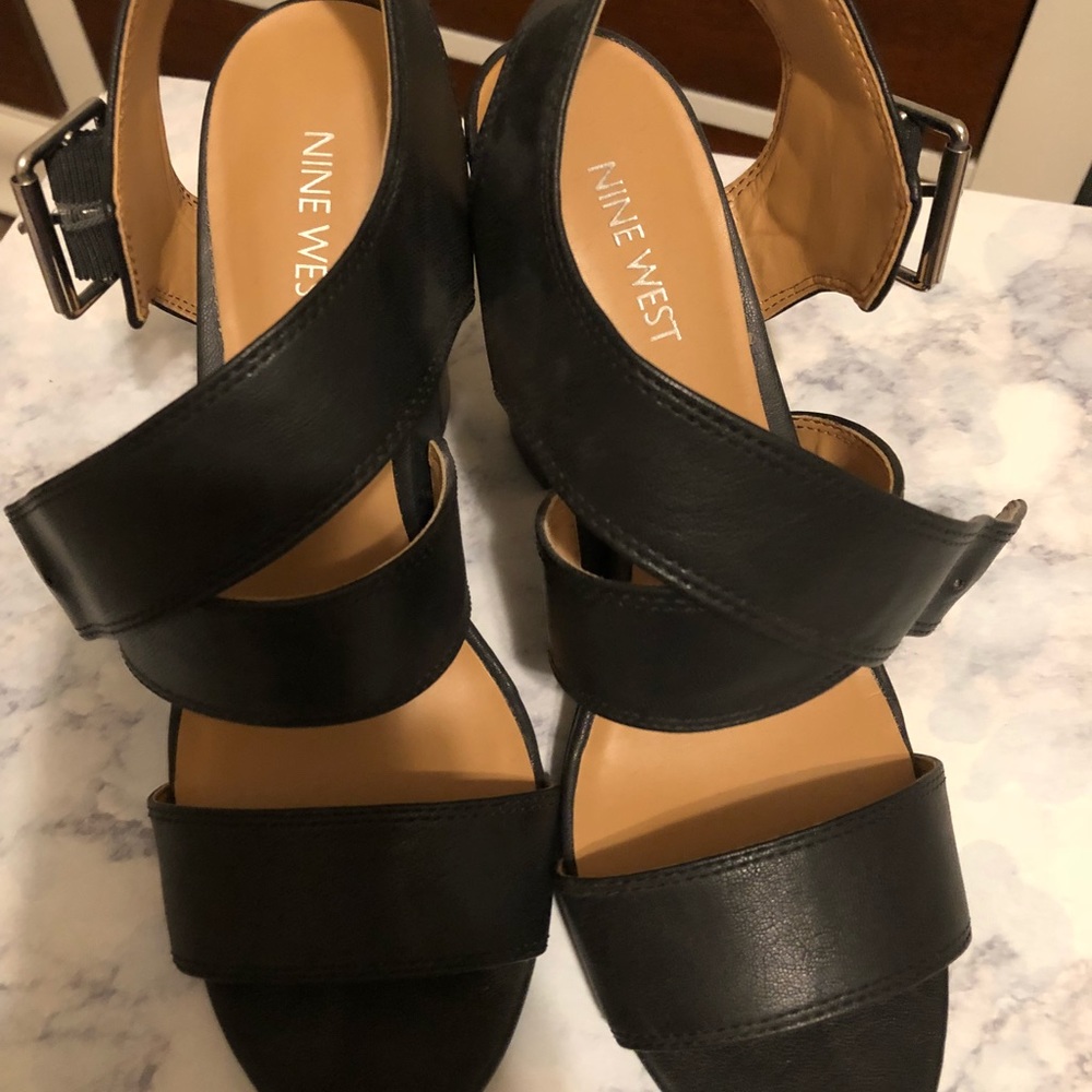 Black Strappy Sandals
